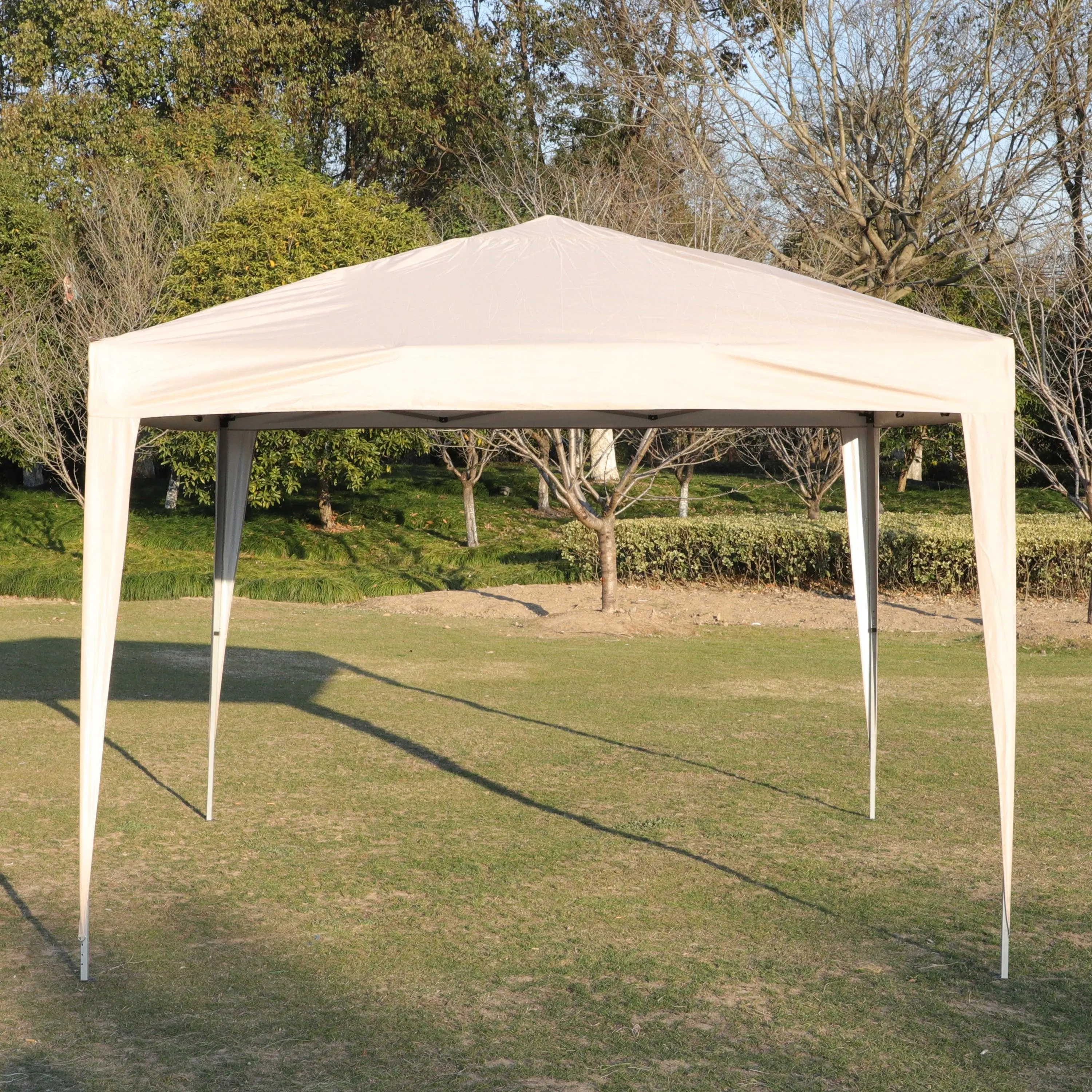 10x 10Ft Pop Up Gazebo Canopy Tent,2pcs Sidewall with Windows,with 4pcs Weight sand bag