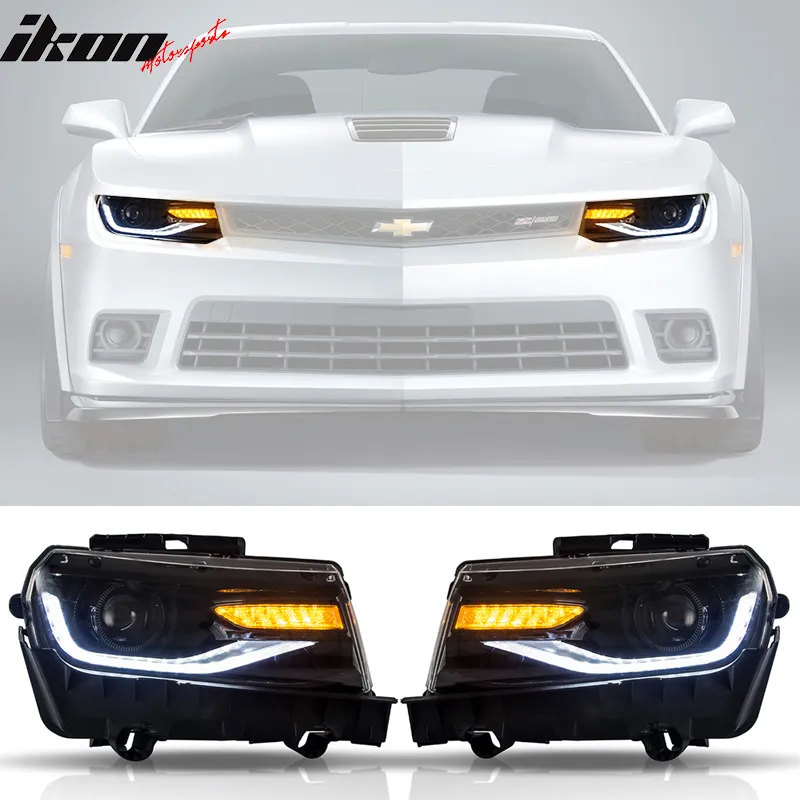 2014-2015 Chevy Camaro SS Style Front Bumper w/ Fog Lamps & Headlamps