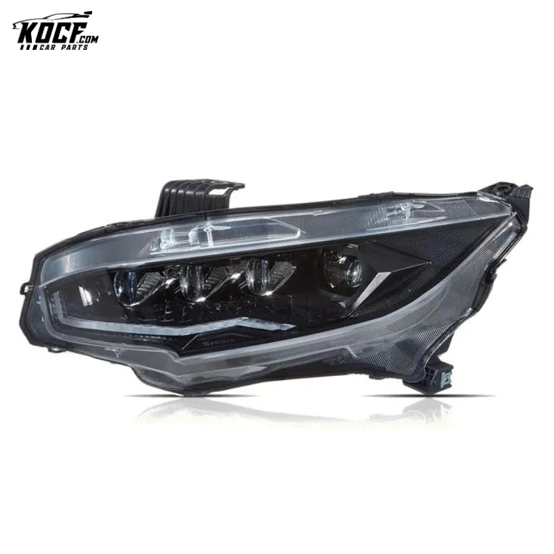 2016-2021 Honda Civic LED Headlights Fits Civic Sedan Hatchback Coupe Front Lights Assembly