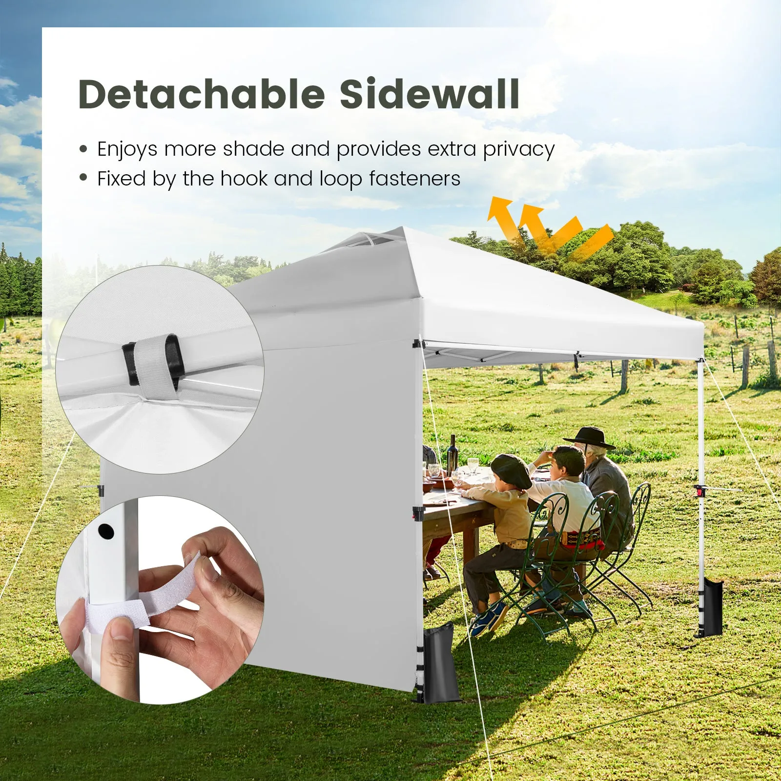 3 x 3M Pop-up Commercial Gazebo with Sidewall