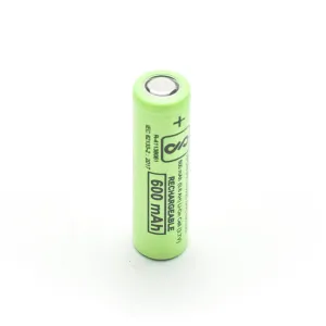 3.7V 600mAh 14500 Lithium-Ion Battery without Tip Top Cap