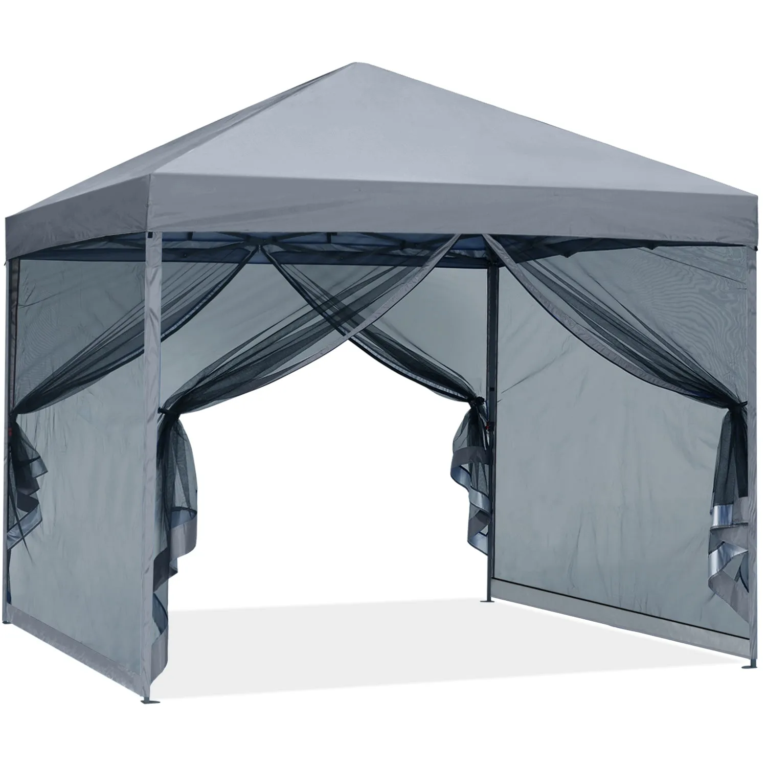 ABCCANOPY 8x8/10x10 Outdoor Easy Pop up Canopy Tent with Netting Wall