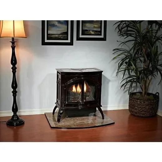 American Hearth Medium Cast Iron Spirit Stove Vent Free VFD30CC