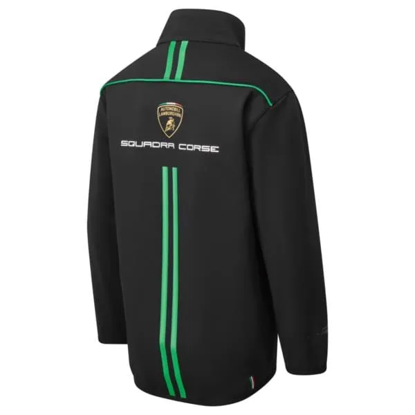 Automobili Lamborghini Squadra Corse Kids Team Softshell Jacket - Youth Black