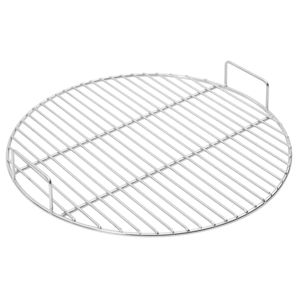 BBQ Grill Grate with Handles Round Ø44.5 cm 304 Stainless Steel