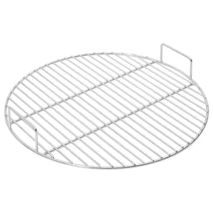 BBQ Grill Grate with Handles Round Ø44.5 cm 304 Stainless Steel