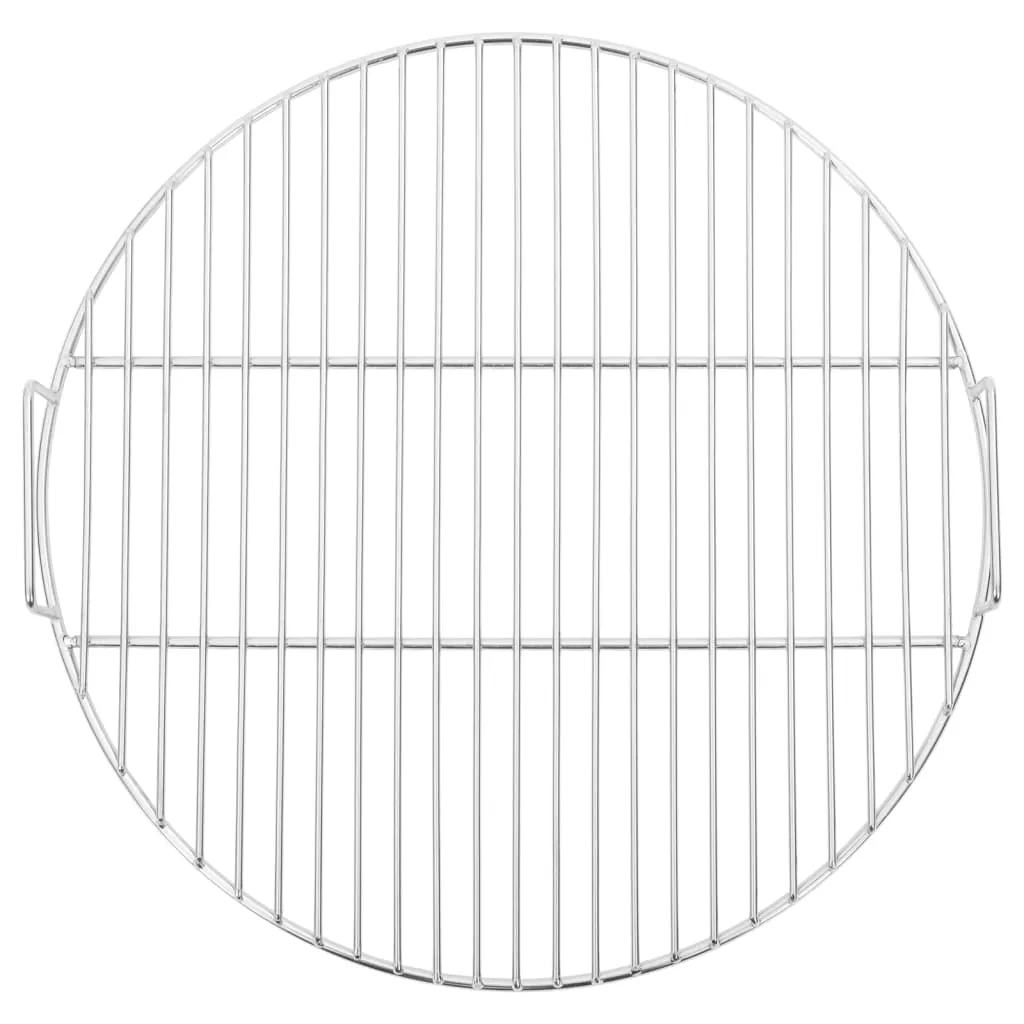 BBQ Grill Grate with Handles Round Ø44.5 cm 304 Stainless Steel