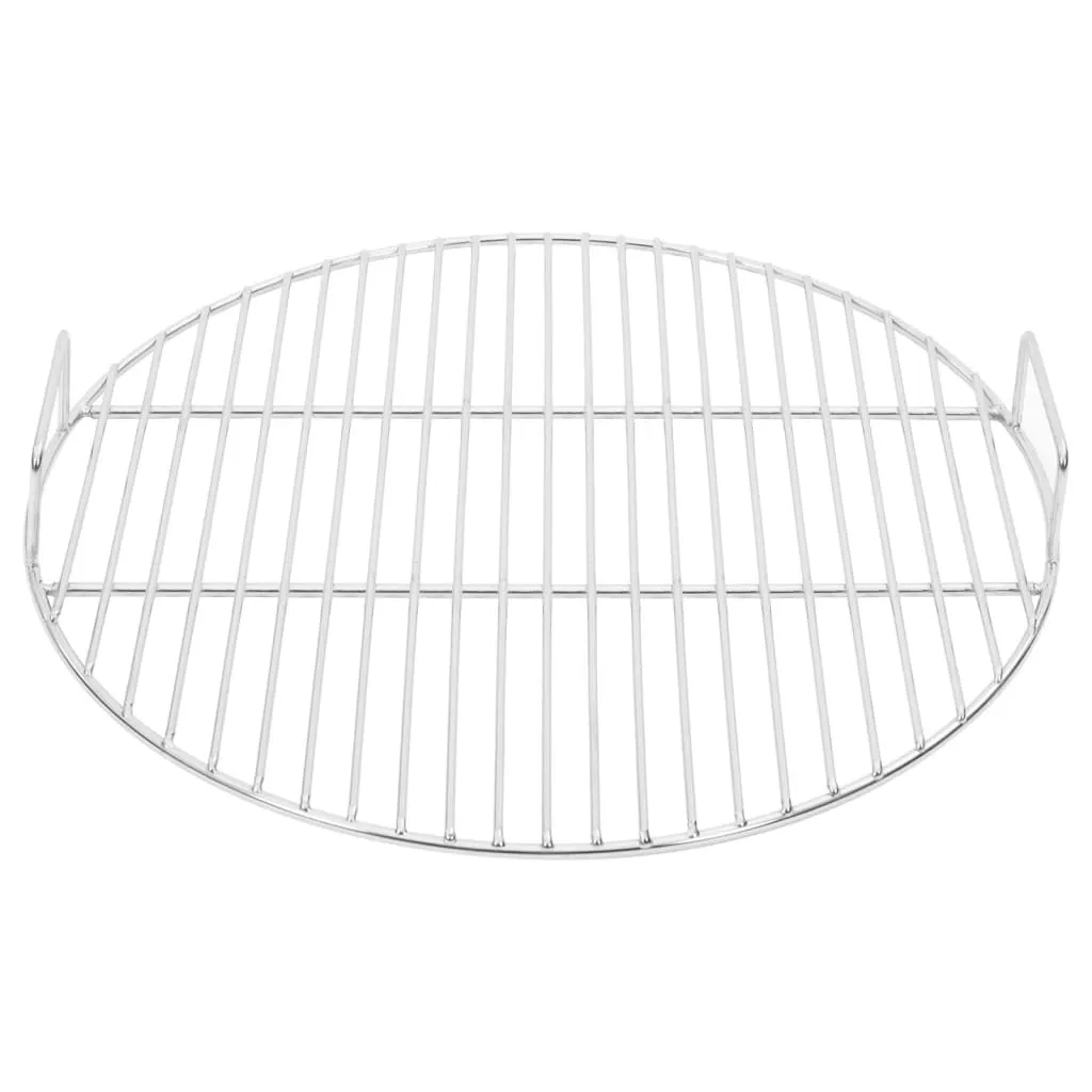 BBQ Grill Grate with Handles Round Ø44.5 cm 304 Stainless Steel