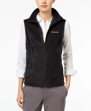 Benton Springs Columbia Women's Fleece Vest, Black