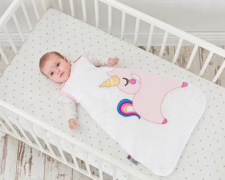 Bizzi Growin Baby Sleeping Bag 0-6 Months 2.5 Tog - Unicorn