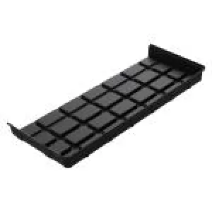 Botanicare 5'W x 2'L Black ABS End Tray