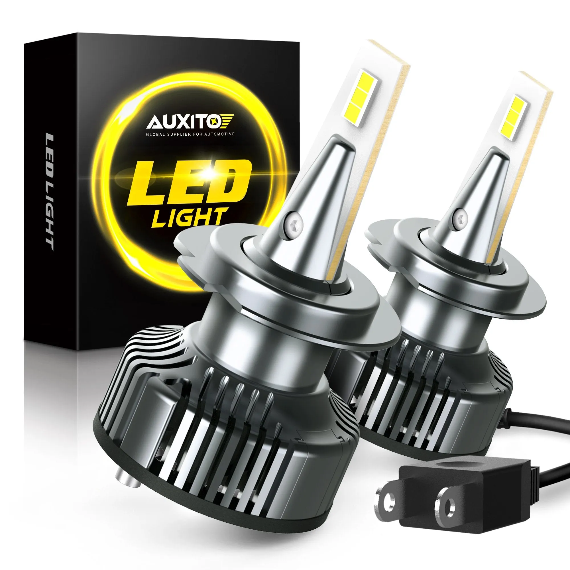 Brightest H7 LED Bulb, 16000LM 6500K Xenon White