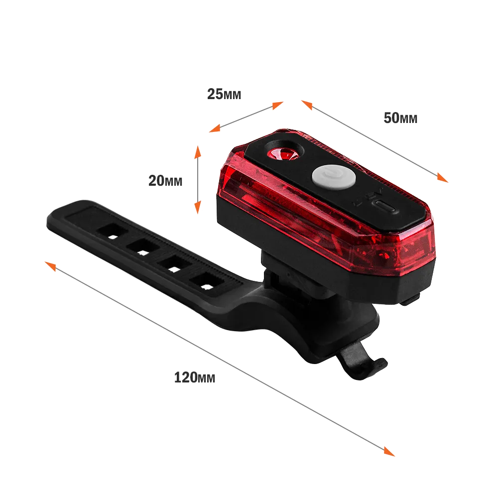 BV USB Rechargeable LED Taillight - Pair | BV-L823-PAIR