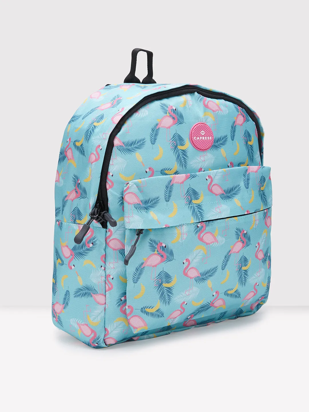 Caprese Flapper Backpack Medium Aqua Blue