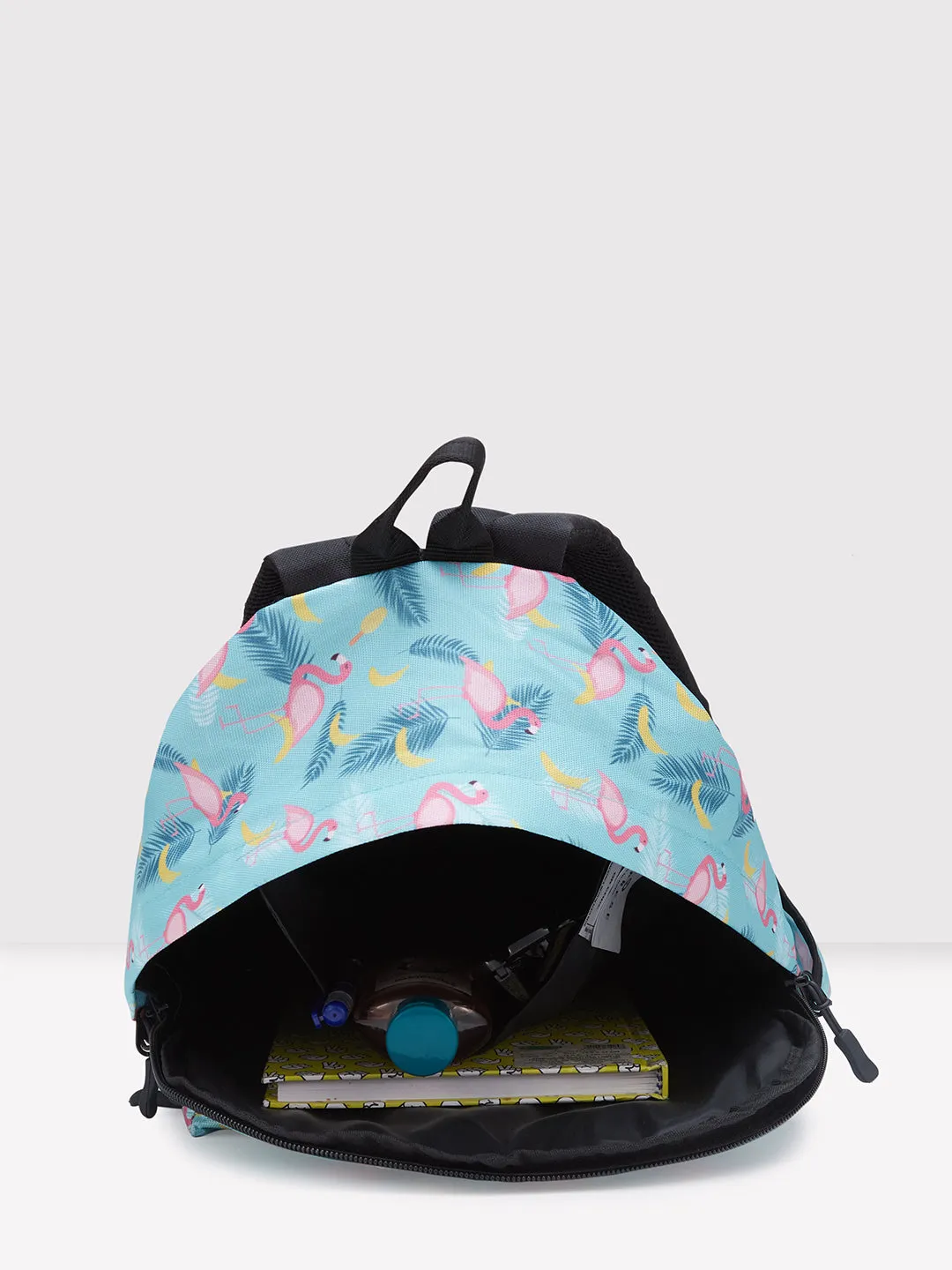 Caprese Flapper Backpack Medium Aqua Blue