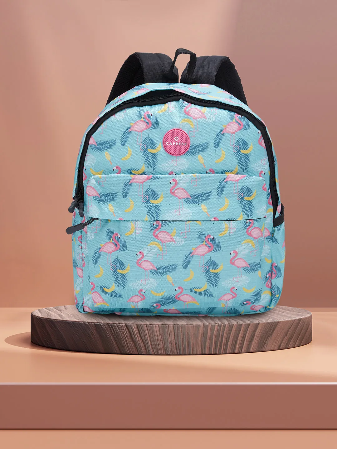 Caprese Flapper Backpack Medium Aqua Blue