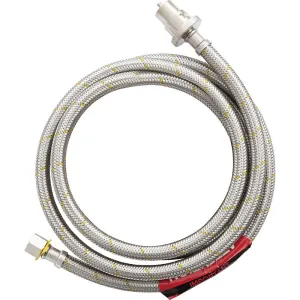 Companion Bayonet To Braided Gas Hose 3/8 SAE