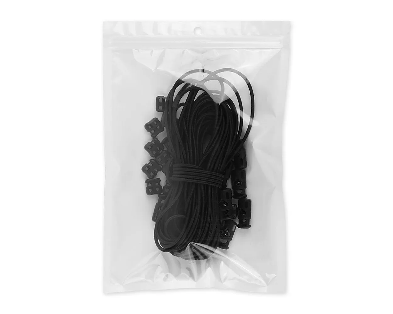 Cord Locks 20 Pieces Plastic Spring Cord Stopper