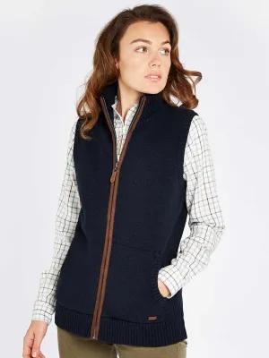 DUBARRY Sheedy Wool Blend Knit Gilet - Women's - Navy