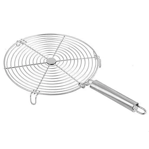 FREAKERS Stainless Steel Wire Roaster for Roti, Chapati, Papad, Grill Meat | (Silver)