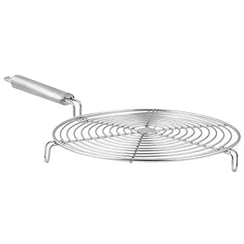 FREAKERS Stainless Steel Wire Roaster for Roti, Chapati, Papad, Grill Meat | (Silver)