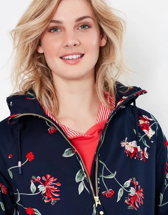 Joules Shoreside Print Coastal Waterproof Jacket