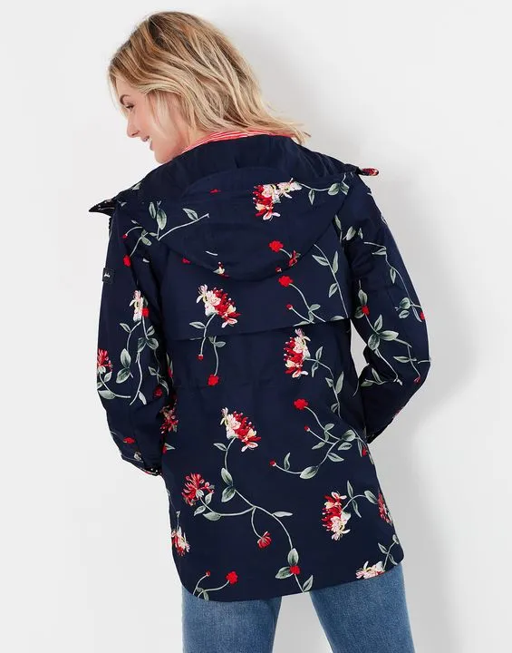 Joules Shoreside Print Coastal Waterproof Jacket