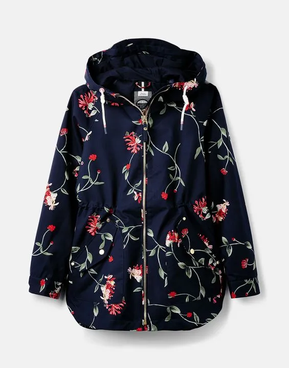 Joules Shoreside Print Coastal Waterproof Jacket