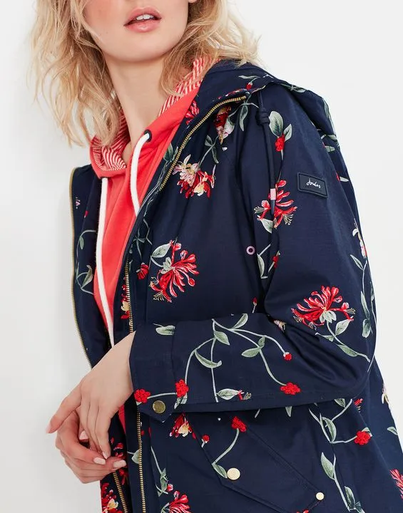 Joules Shoreside Print Coastal Waterproof Jacket