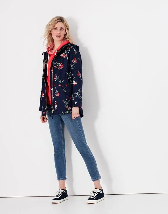 Joules Shoreside Print Coastal Waterproof Jacket