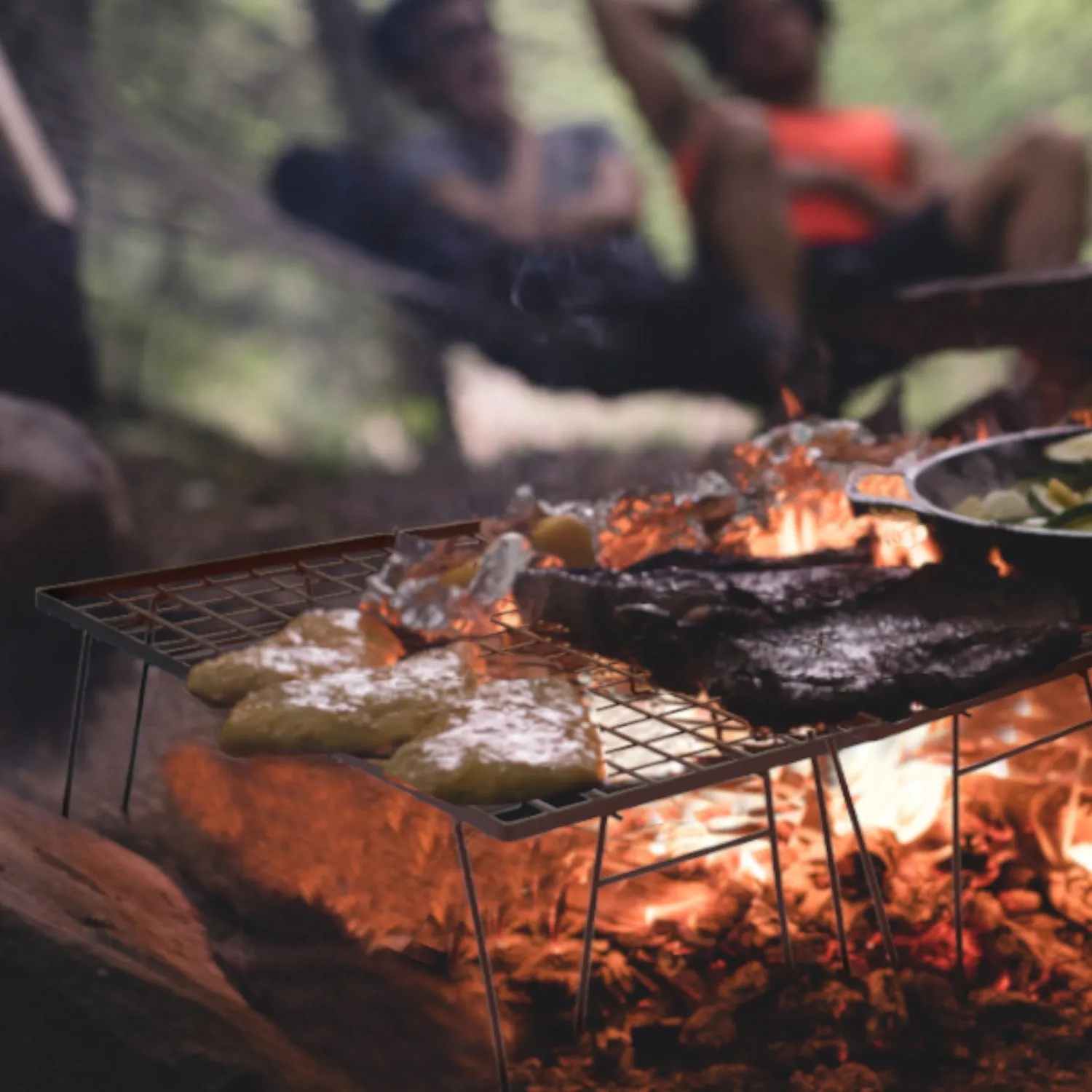 KingCamp Folding Campfire Grill Grate