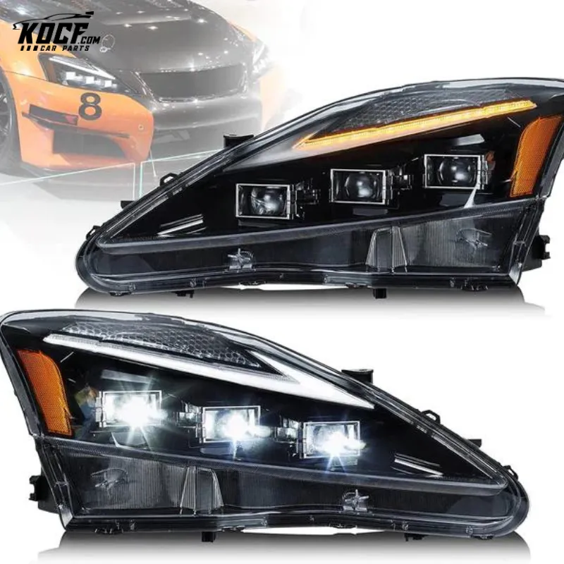 LED Headlights For 2006-2013 Lexus IS250, IS350, ISF, IS200d, IS220d Headlamps Assembly