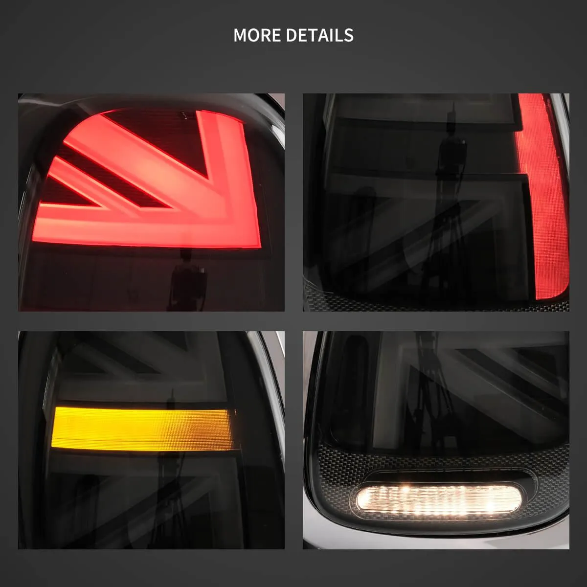 LED Tail Lights Assembly For 2014-2019 BMW Mini F-Series (F55/F56/F57)