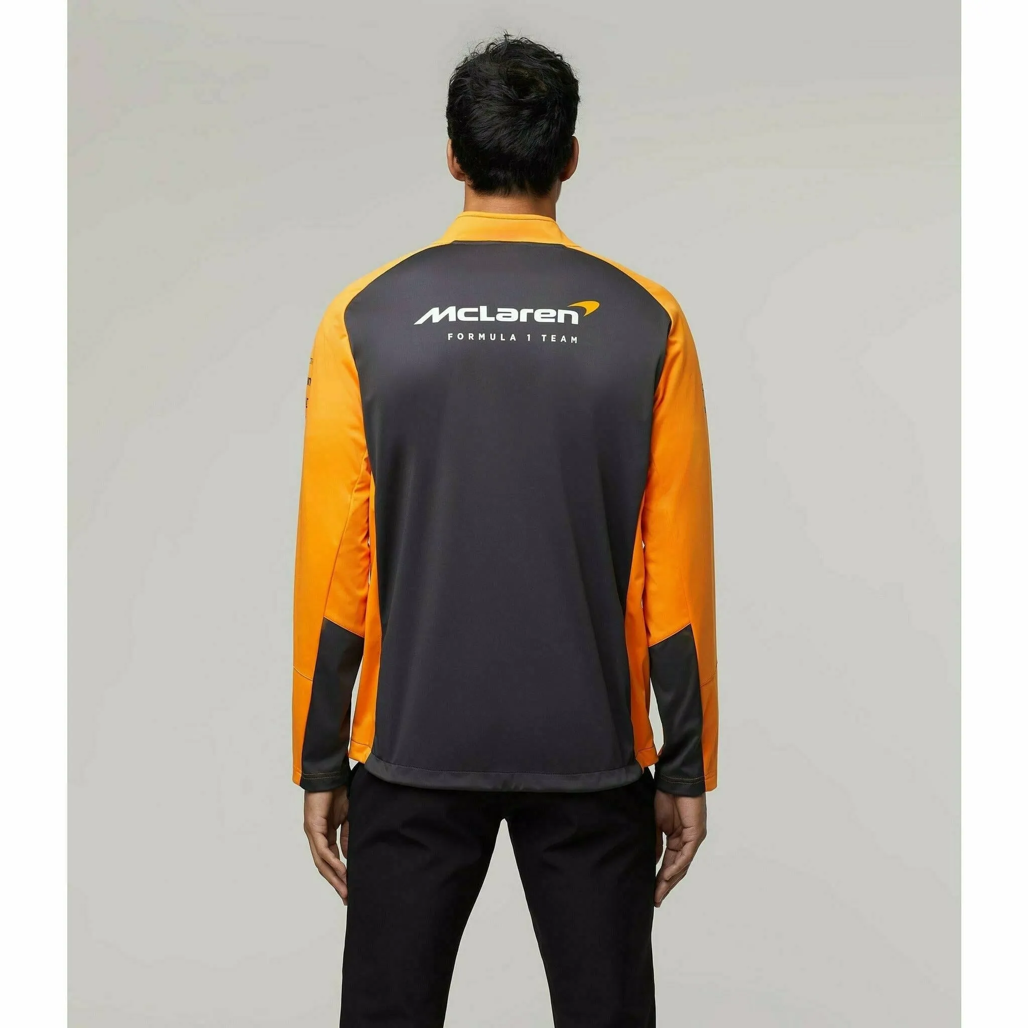 McLaren F1 Men's 2022 Team Softshell Jacket- Phantom