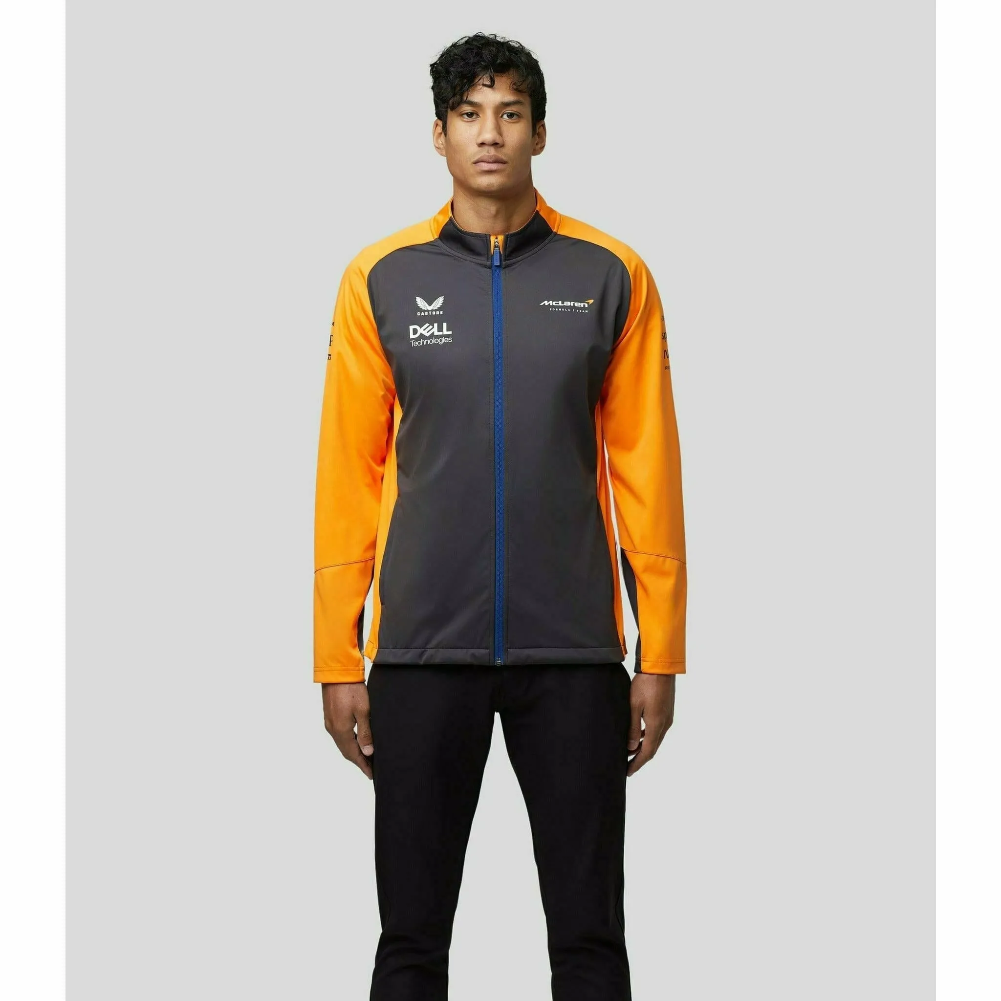 McLaren F1 Men's 2022 Team Softshell Jacket- Phantom