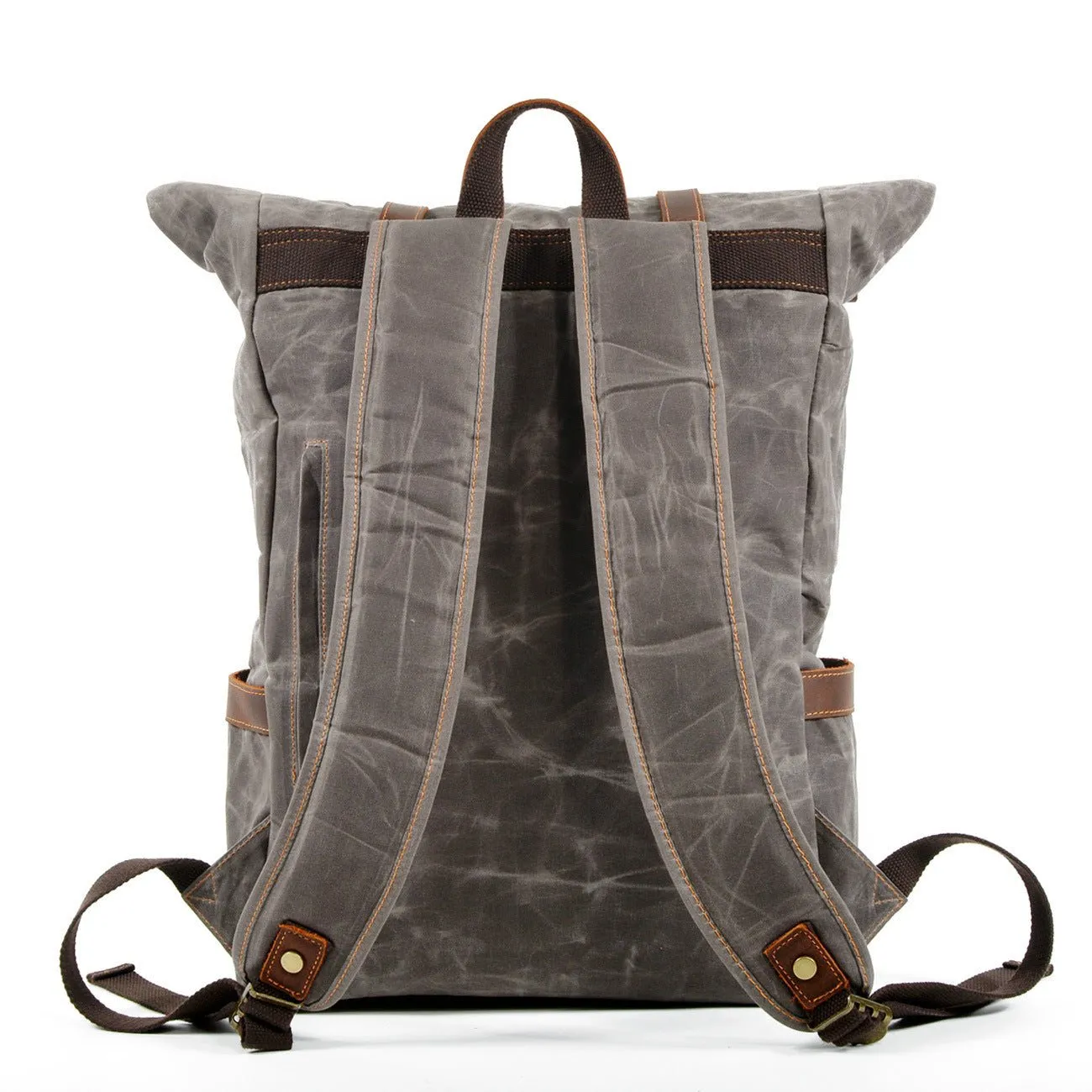 Men's Vintage Canvas & Leather Backpacks