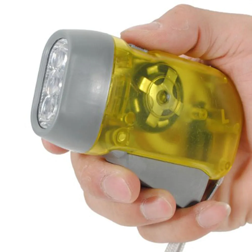 Mini Manual Dynamo Emergency Flashlight