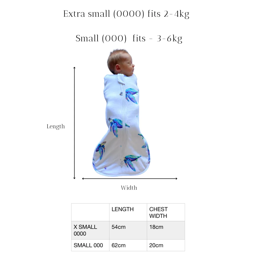 Newborn Sleeping Bag 1.0 TOG (Beige Swirl)