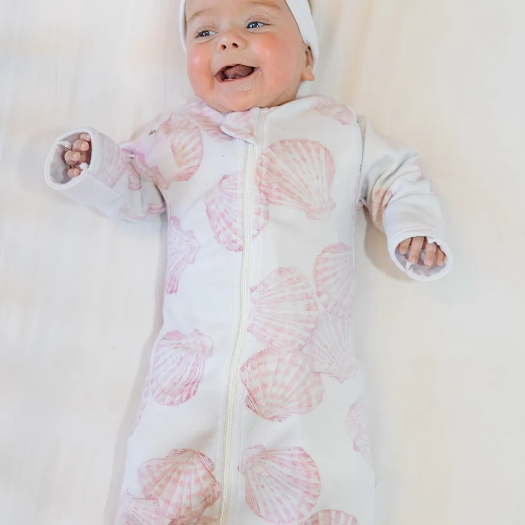 Newborn Sleeping Bag 1.0 TOG (Sea Shells)