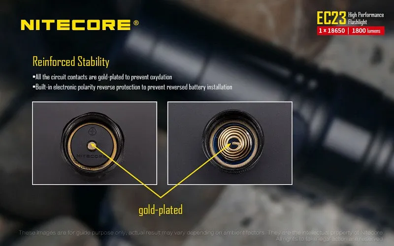 NITECORE EC23 1800 Lumen High Lumen EDC Flashlight