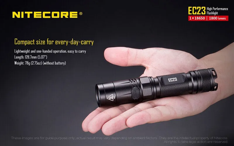 NITECORE EC23 1800 Lumen High Lumen EDC Flashlight