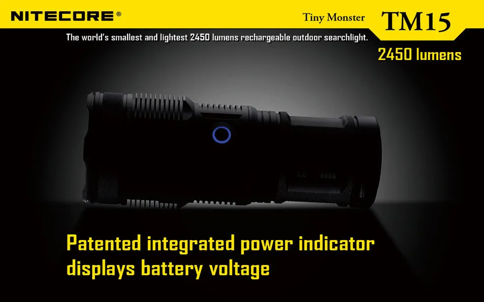 NiteCore TM15 Tiny Monster 2450 Lumen LED Flashlight