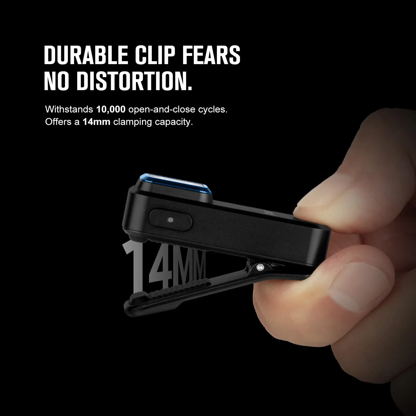 OLIGHT Oclip Rechargeable EDC Flashlight 300 Lumens Dual Light Sources Compact Pocket Clip Light, Convenient USB C Charging, Portable Magnetic for Night Working, Cycling, Emergency, Signaling Tool