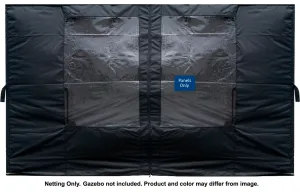 Premium Patio Gazebo Replacement Insulated Panel (black) [Aldi]