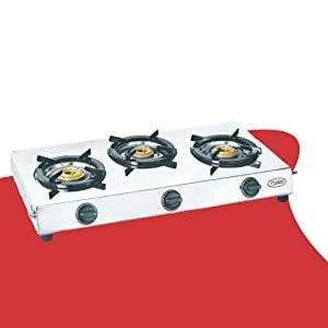 Prestige Perfect Stainless Steel 3 Burner Gas Stove