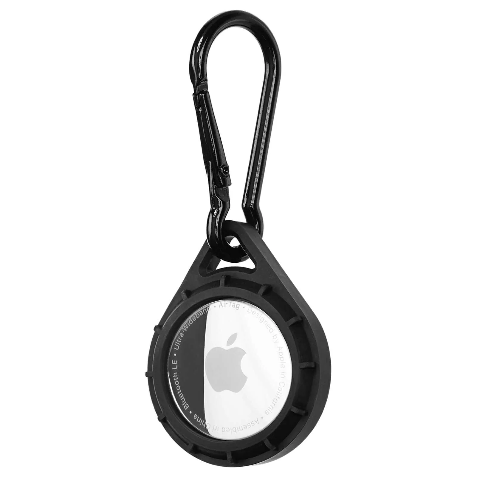 Protector Keychain Case for AirTag Devices - Black