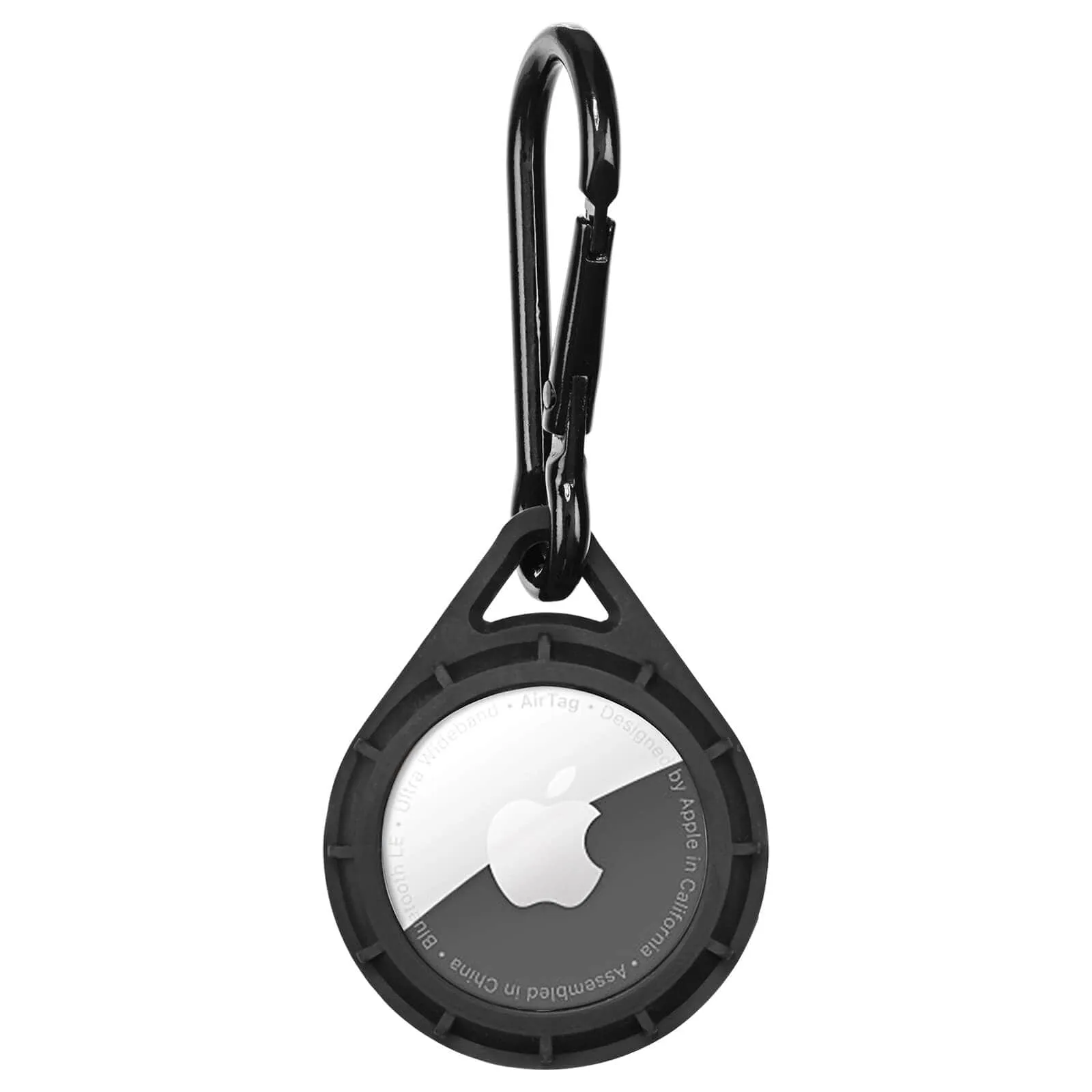 Protector Keychain Case for AirTag Devices - Black