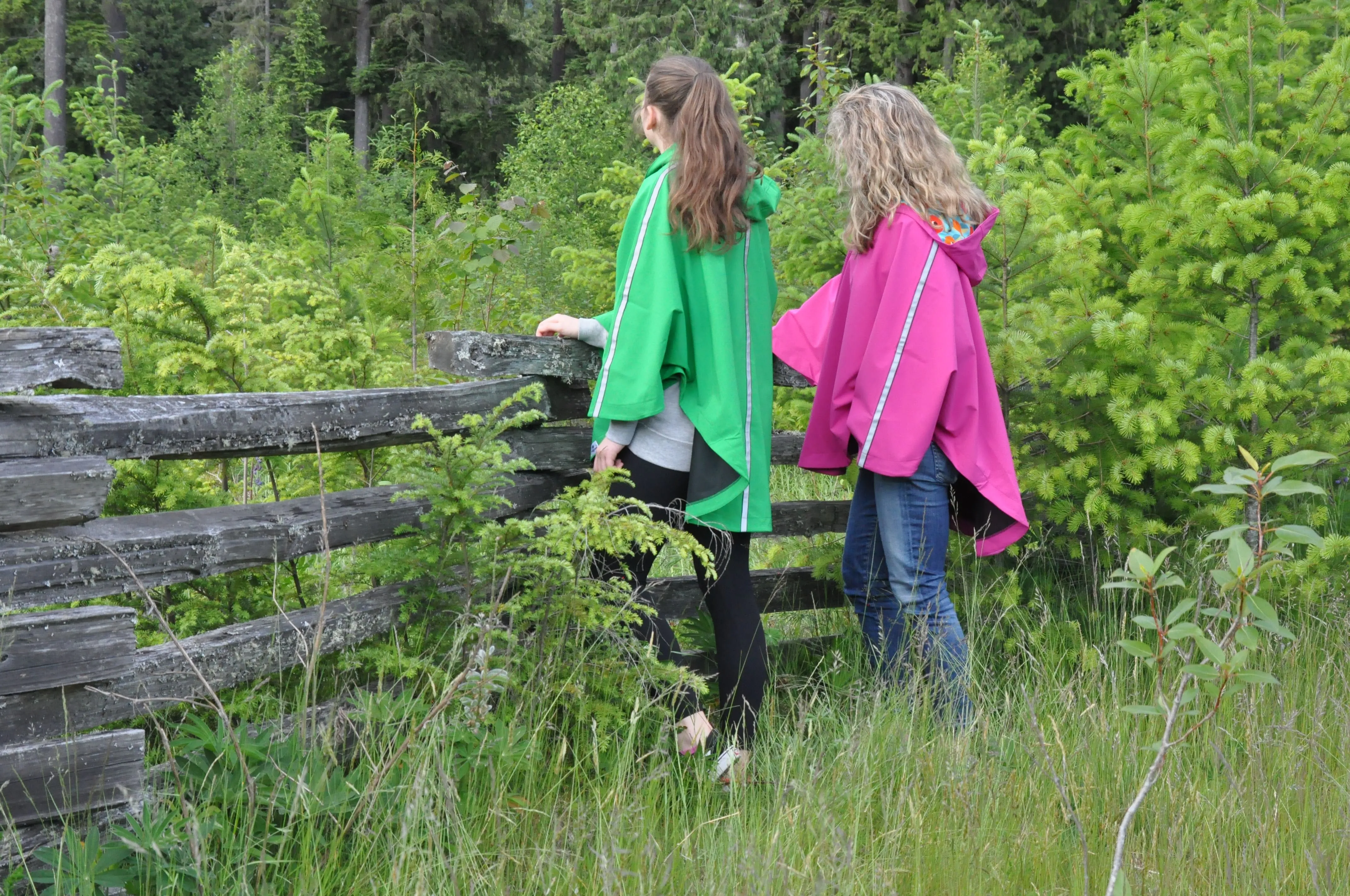 Rain Poncho - Fuchsia (TALL)