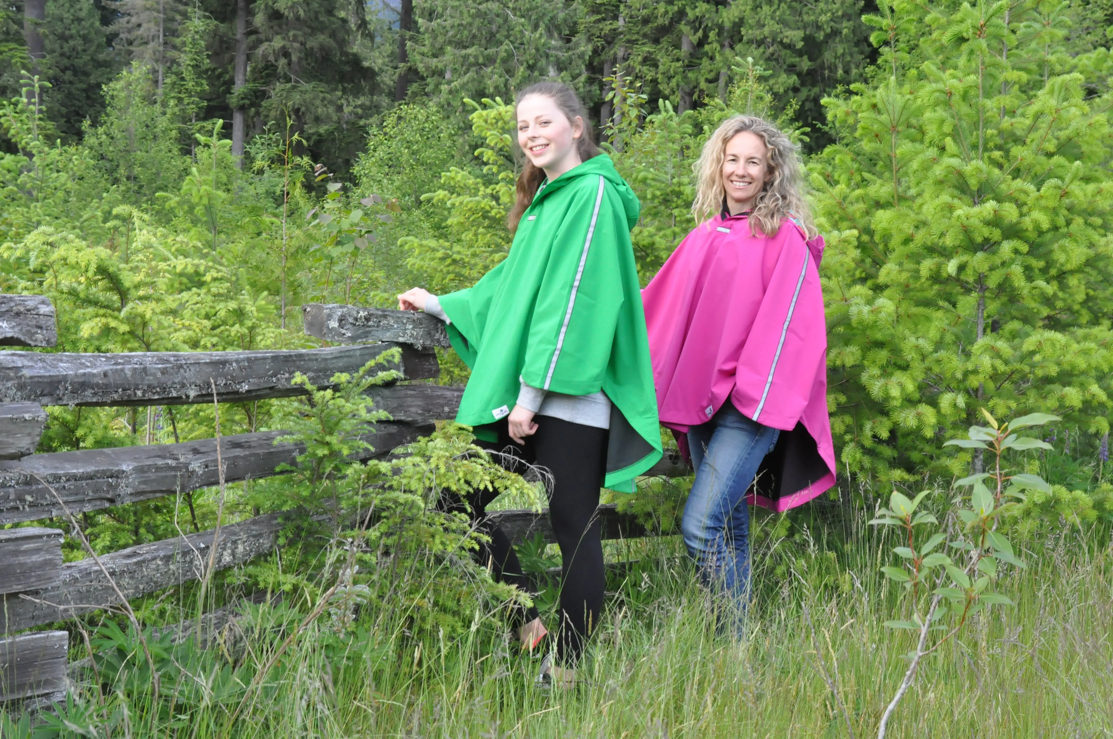 Rain Poncho - Fuchsia (TALL)