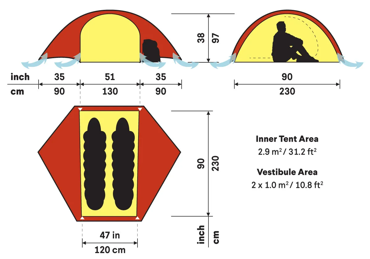 Rogen 2 Person Tent